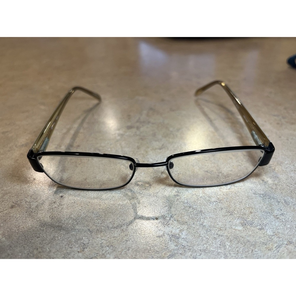 Karen Kane Eyeglass MOSAIC CIRCLES-S Black Tan 53-17-135 WOMENS